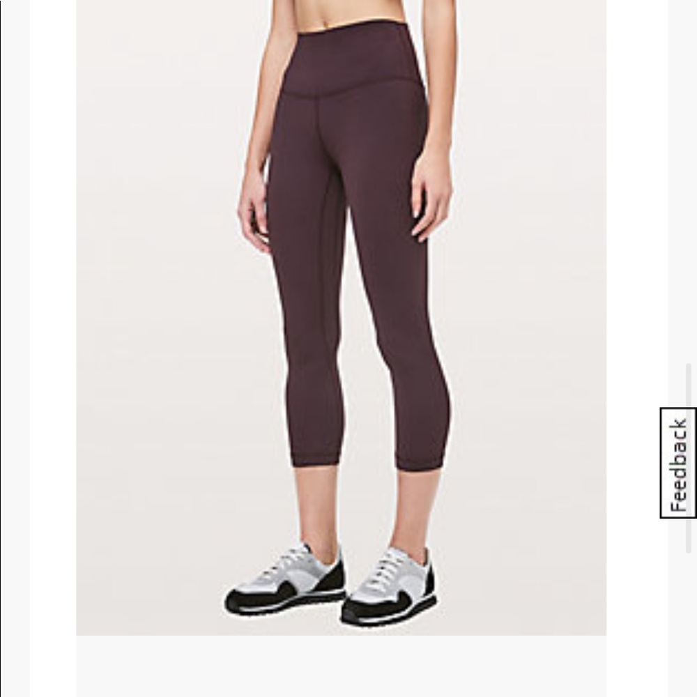 Lululemon Align Crop 21” size 4